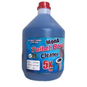 MONA 4L Care And Hygiene Toilet Bowl Cleaner, Blue, Toilet Cleaner with 5x Power Clean Gel Formula Helps Remove Tough Stains